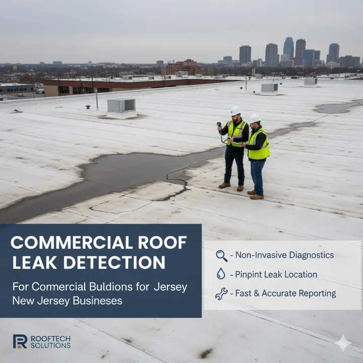 commercial roof leak detection New Jersey