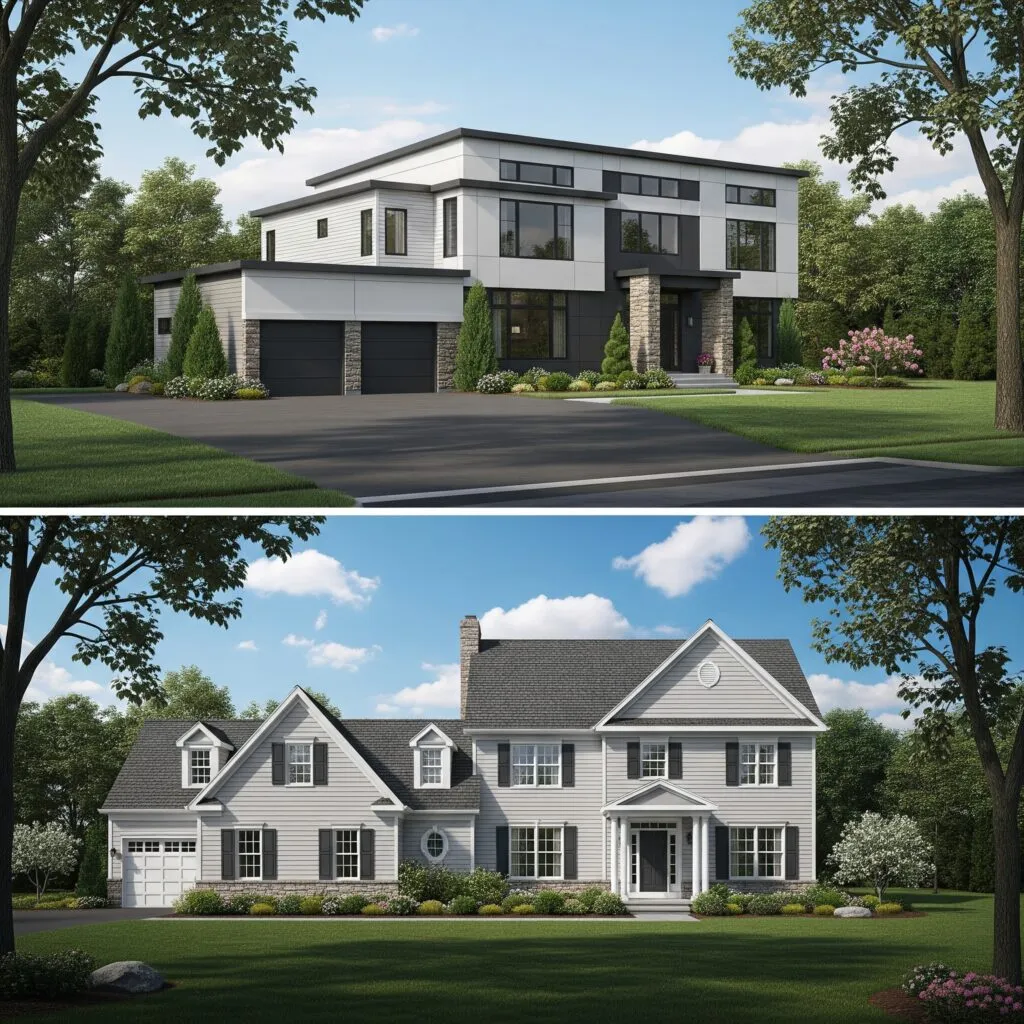 Flat vs. Pitched Roofs