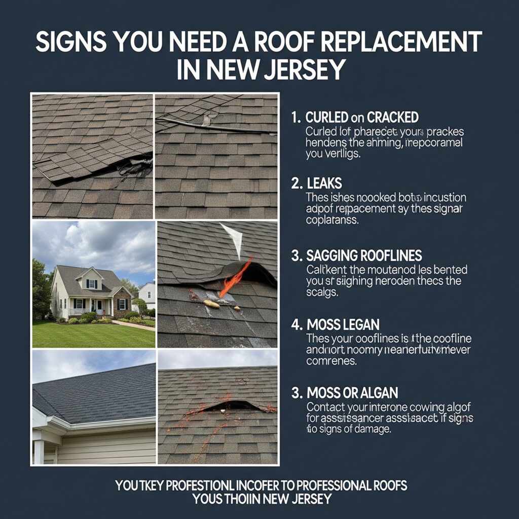 Signs You Need a Roof Replacement in New Jersey