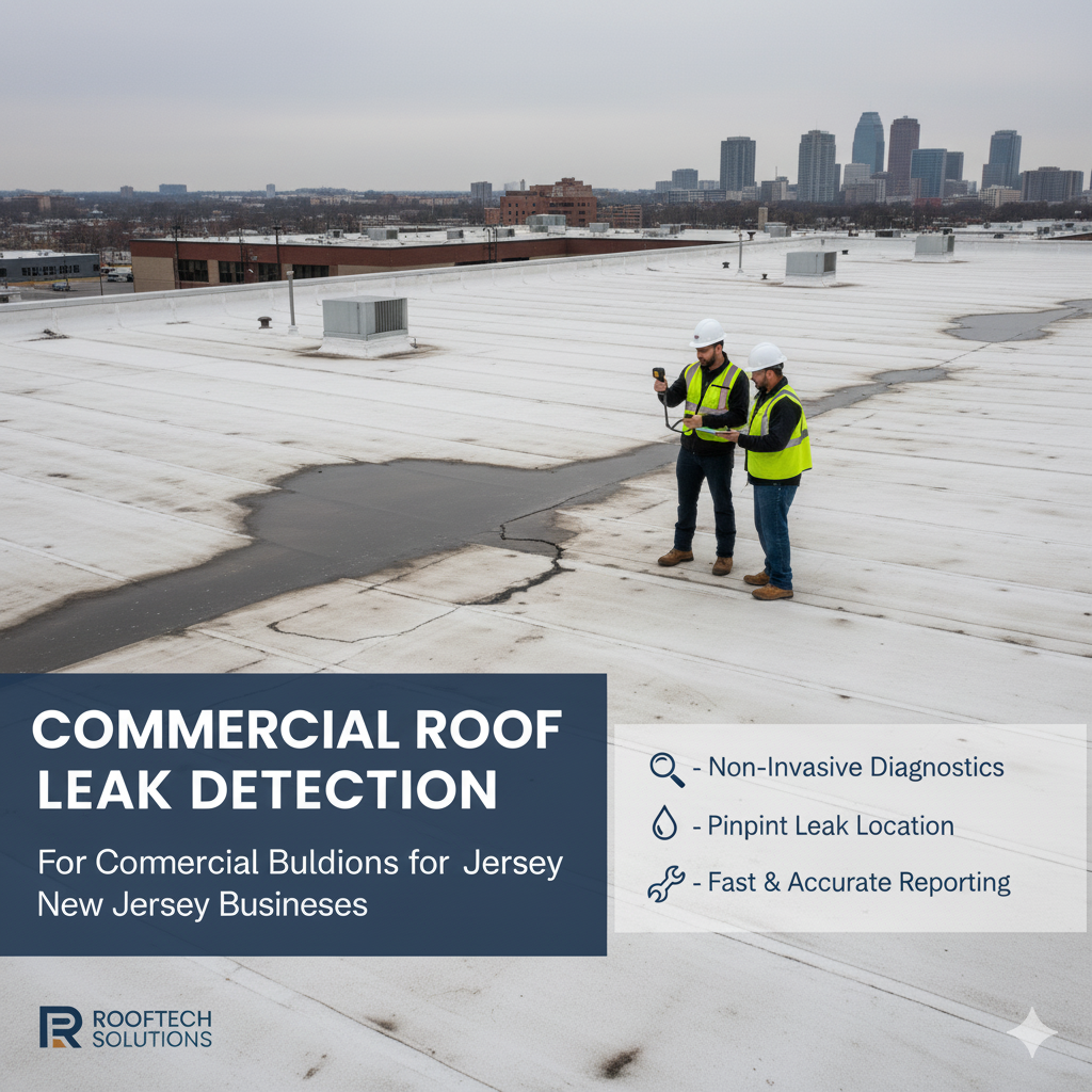 commercial roof leak detection New Jersey