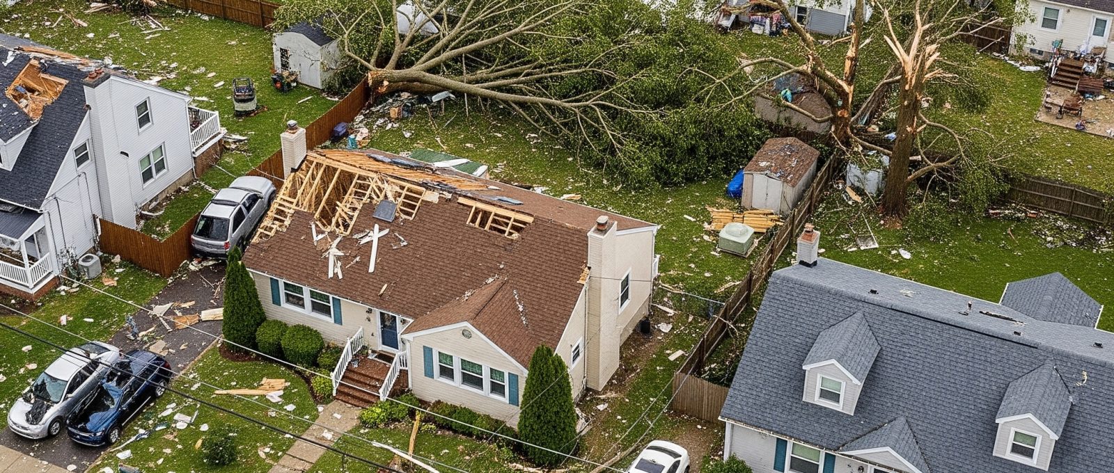 tree damage roof New Jersey
