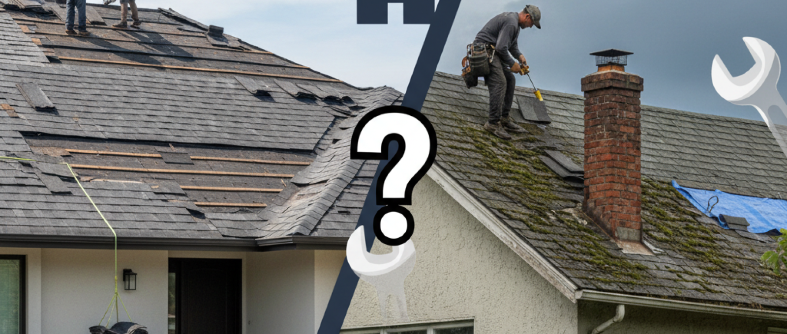 roof replacement vs roof repair New Jersey